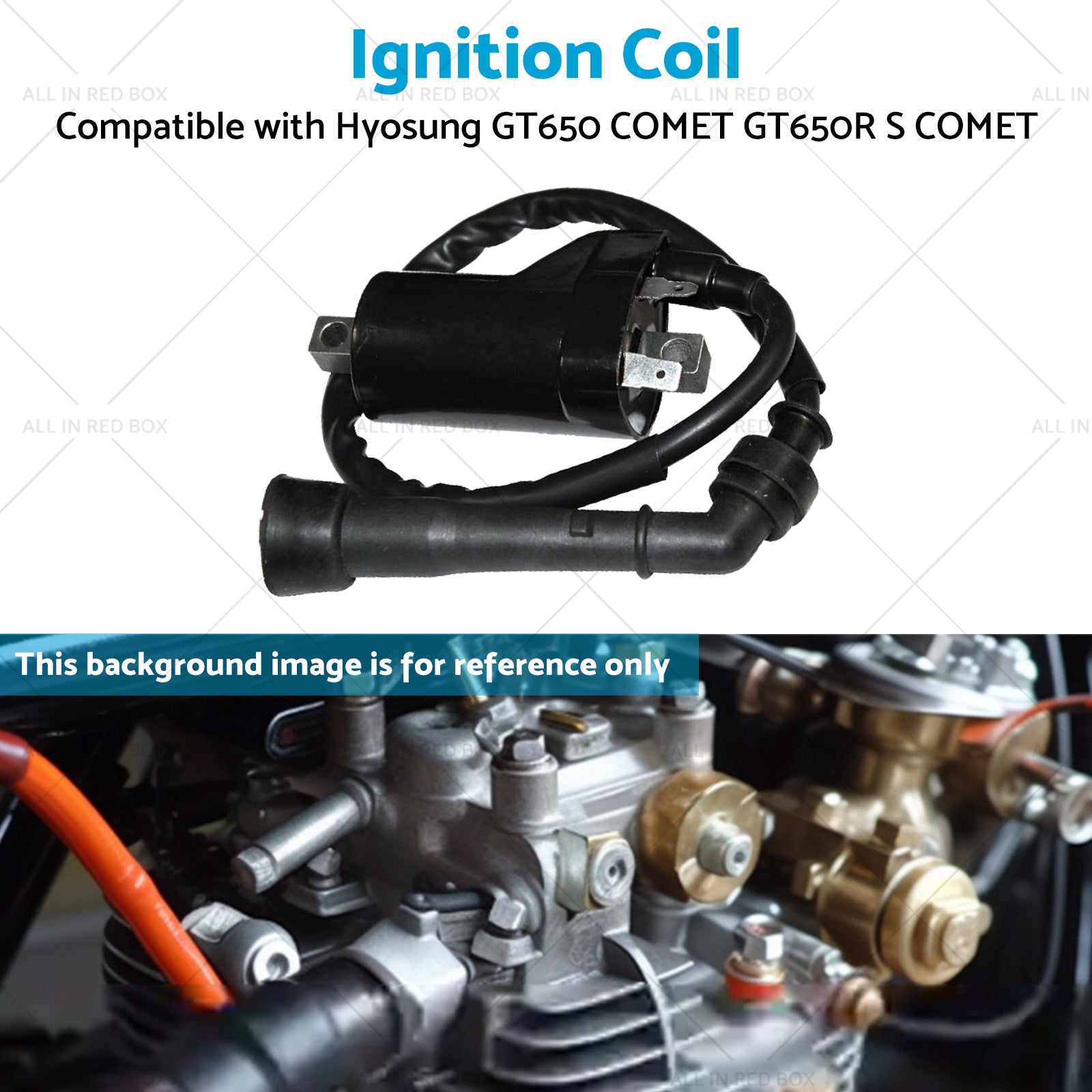 12V Single Lead Ignition Coil Suitable For Hyosung GT650 COMET   GT650R S COMET-3