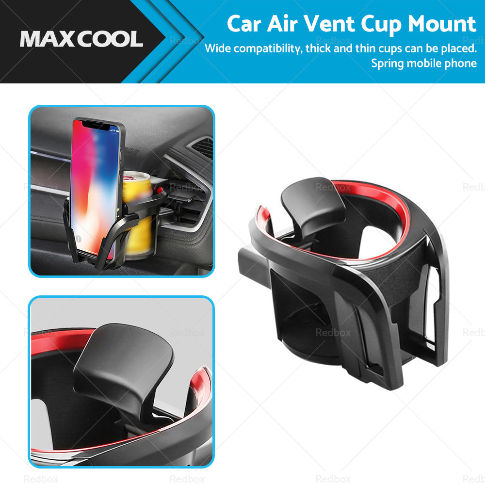 Car Air Vent Cup Holder Bottle Drink Coffee Air Outlet Storage AU Water Bottles-0