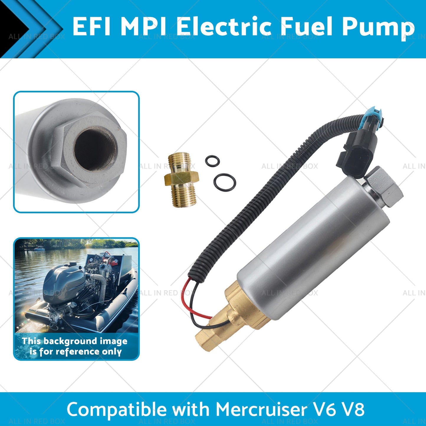 EFI MPI Fuel Pump Suitable for 861156A1 Mercruiser V6 and V8 305 350 Accessory-1
