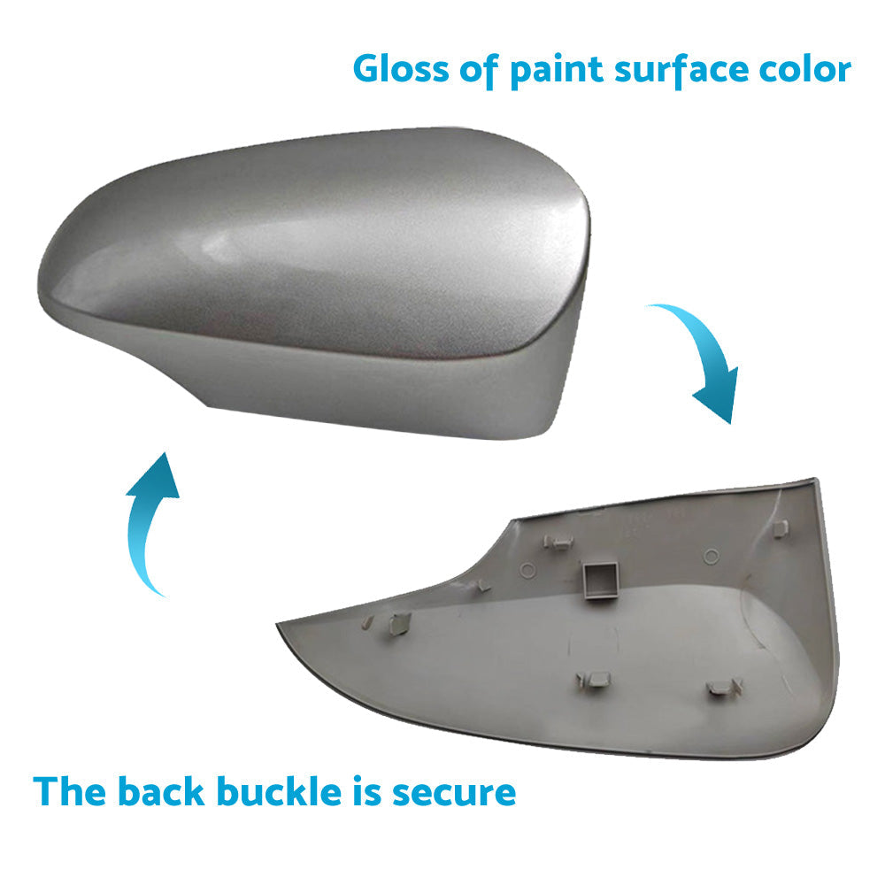 Right Mirror Cover Cap Suitable for Toyota Corolla 12-18 Silver 1F7 RH Side-2