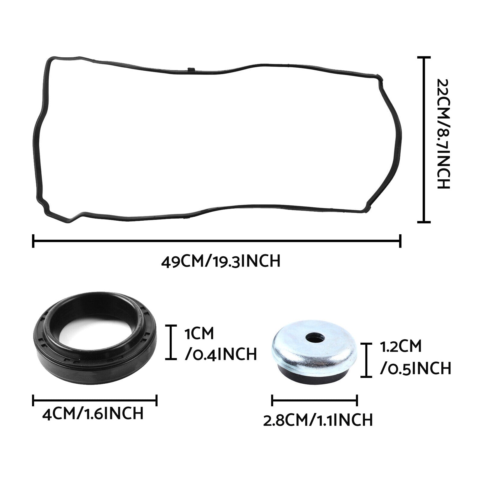 Rocker Valve Cover Gasket Kit Silicone Suitable For Honda Integra DC5 K20A K20Z-3