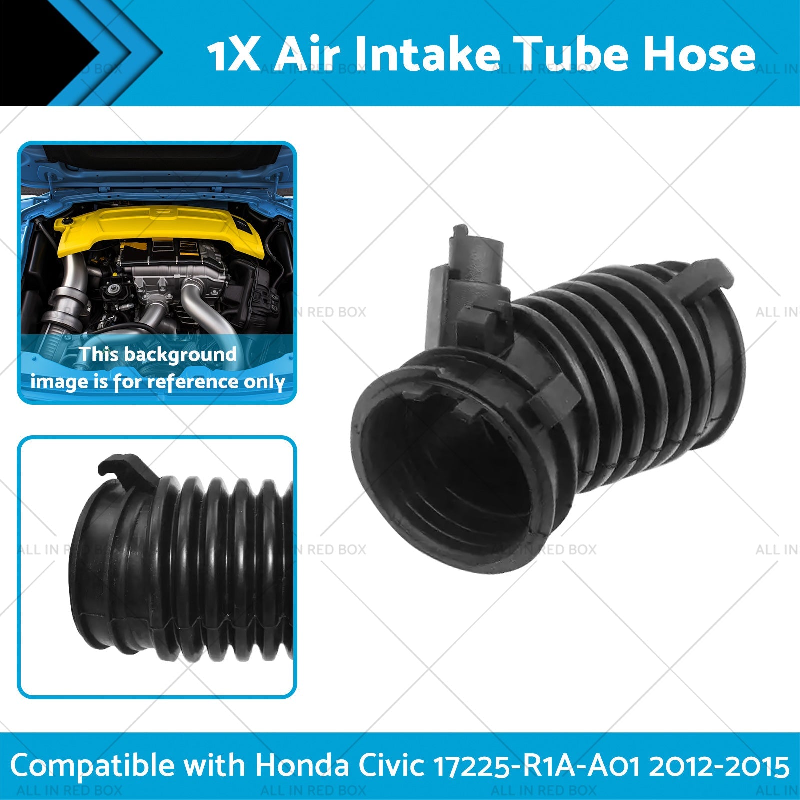 1 PCS Car Air Intake Tube Hose Suitable For Honda Civic 17225-R1A-A01 2012-2015-1