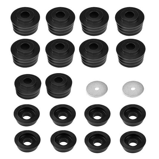 20PCS Polyurethane Body Mounts KF04050BK Suitable for Ford F250 F350 2 or 4WD 99-18-0