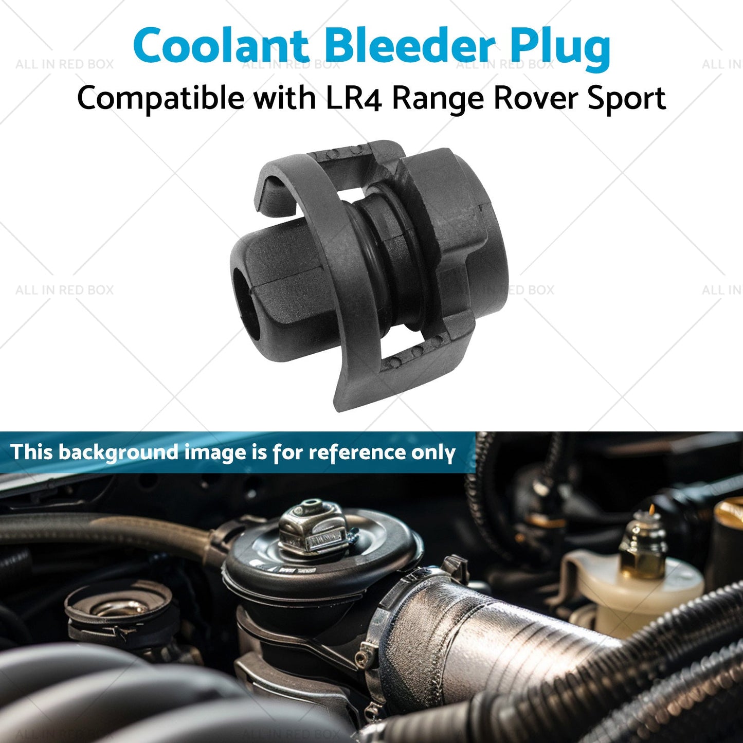 Coolant Bleeder Plug Suitable for Land Rover LR4 Range Rover Sport 3. 0L 5. 0L-4