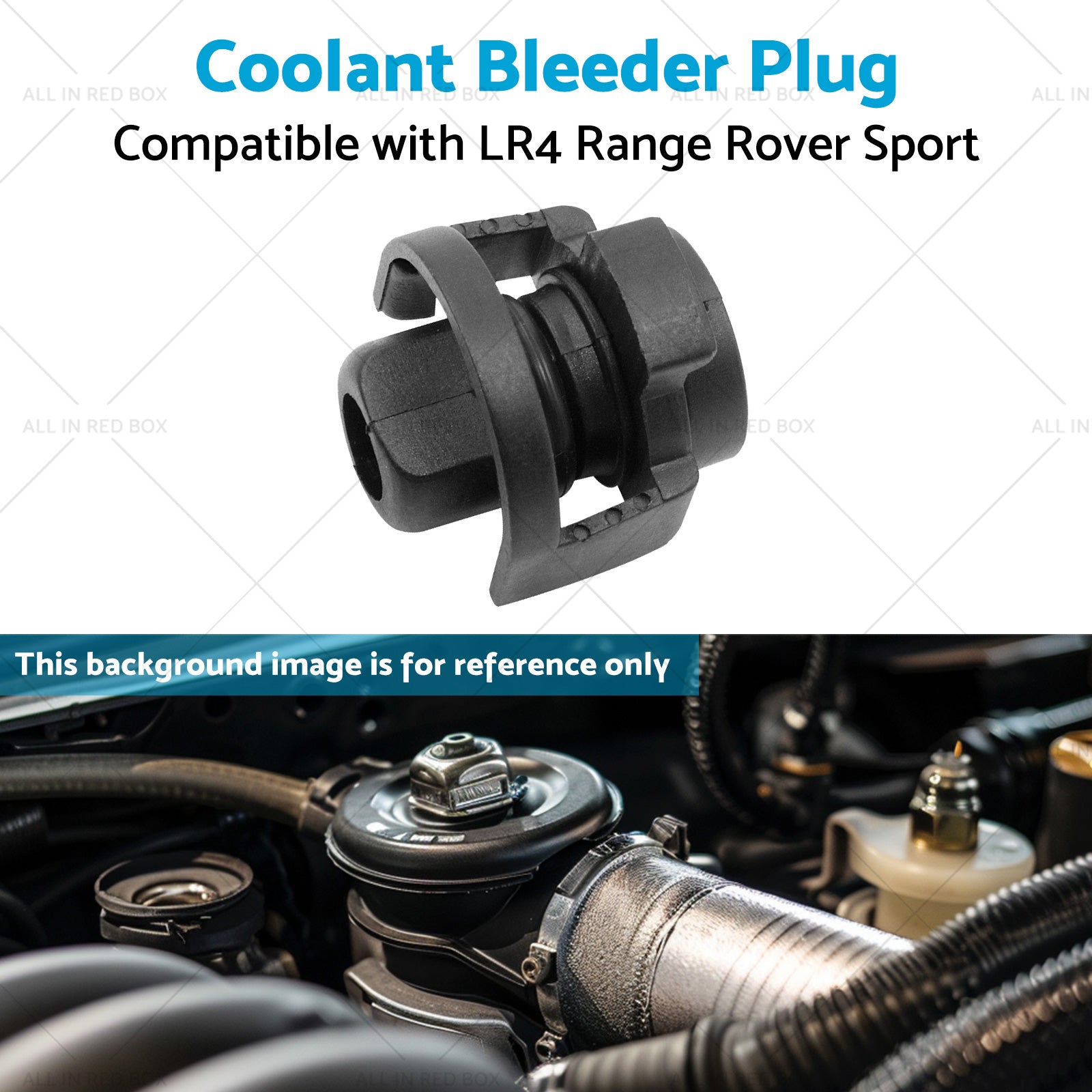 Coolant Bleeder Plug Suitable for Land Rover LR4 Range Rover Sport 3. 0L 5. 0L-4