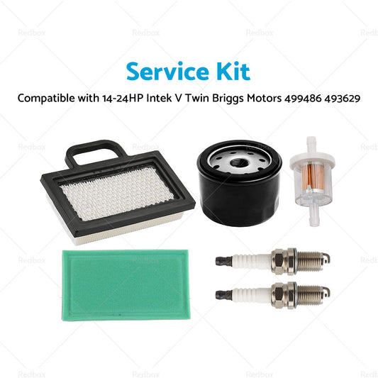 Service Kit Suitable For 14-24HP Intek V Twin Briggs Motors 499486 493629-1