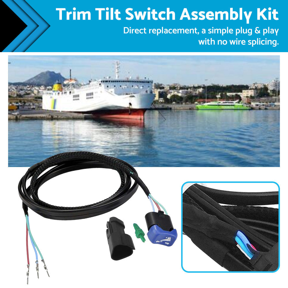 Trim Tilt Switch Assembly Kit Suitable For Johnson Evinrude Outboard 5006358-0