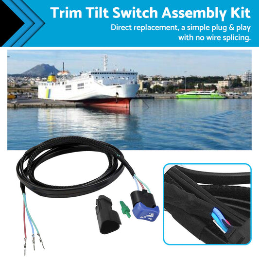 Trim Tilt Switch Assembly Kit Suitable For Johnson Evinrude Outboard 5006358-0