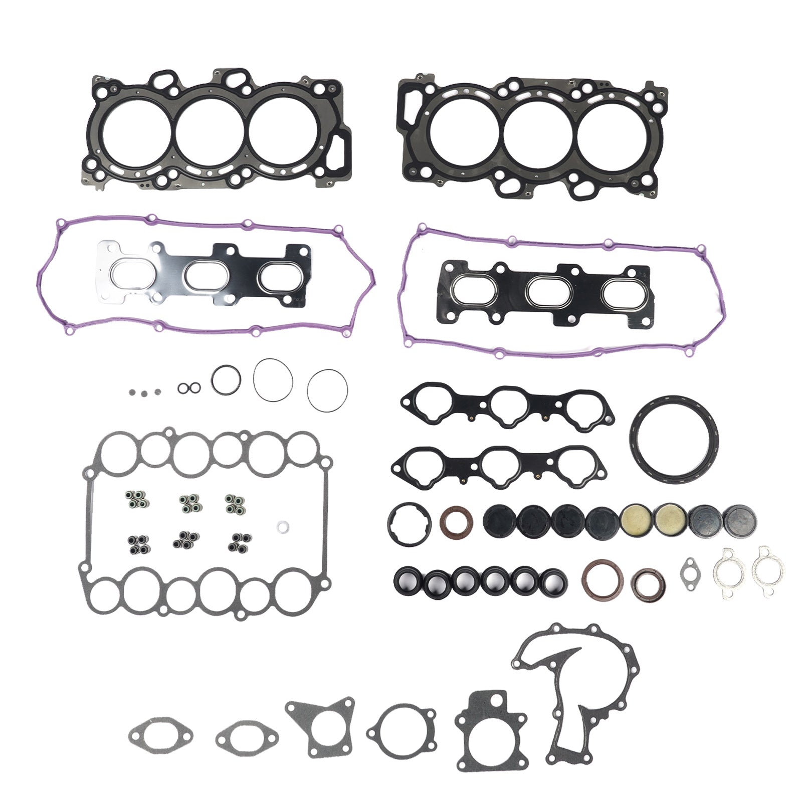 VRS Head Gasket Set Suitable For Holden Rodeo Isuzu V6 3.5 24V 6VD1 6VE1 DOHC-0