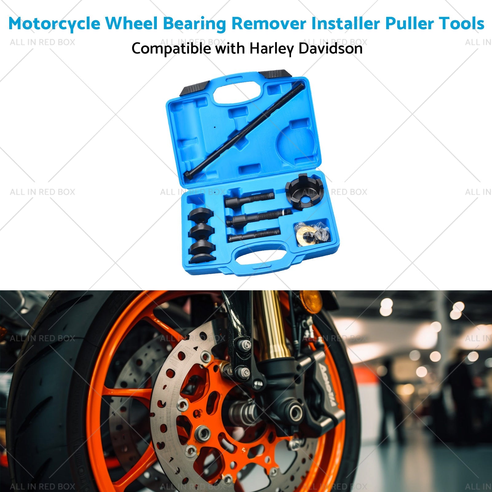 Motorcycle Wheel Bearing Remover  Installer Puller Tools Suitable For Davidson-3