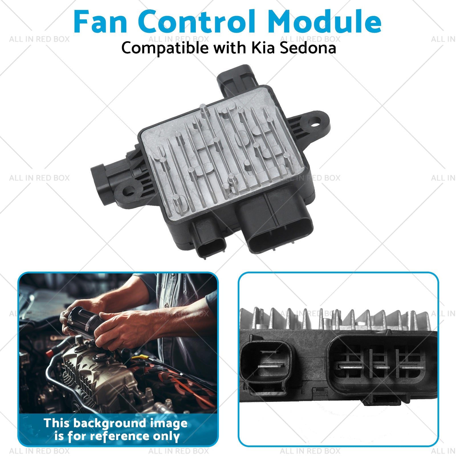 Fan Control Module Suitable for 06-14 Kia Sedona 3. 5L 3. 8L V6 24V 25385-4D900-3