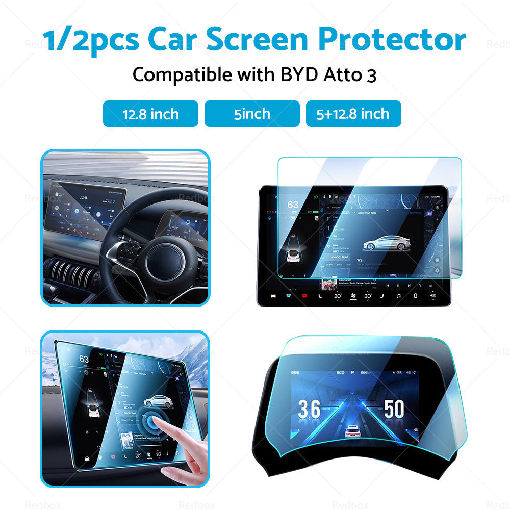 Tempered Glass Screen Protector Center Control  Suitable for BYD Atto3 Dolphin-2
