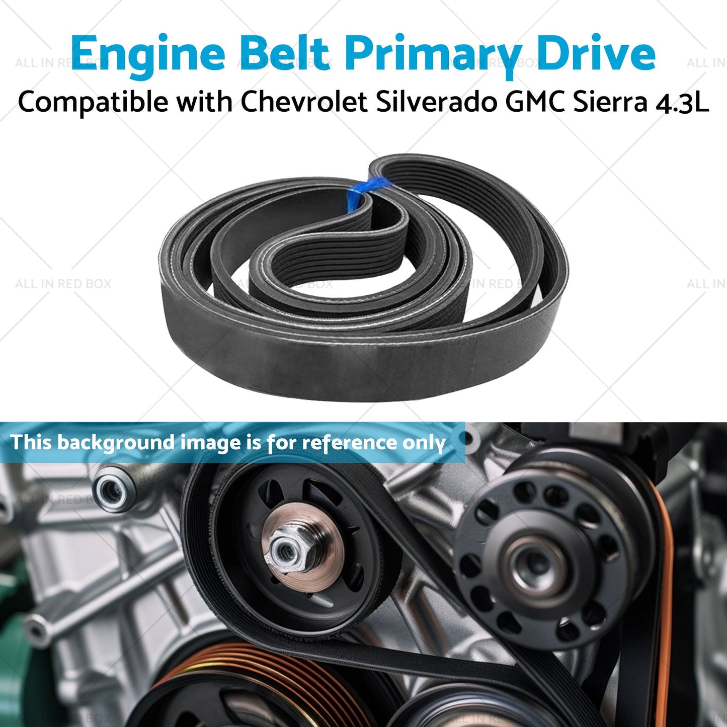 Engine Belt Primary Drive Suitable for Chevrolet Silverado GMC Sierra 4. 3L 19-23-4