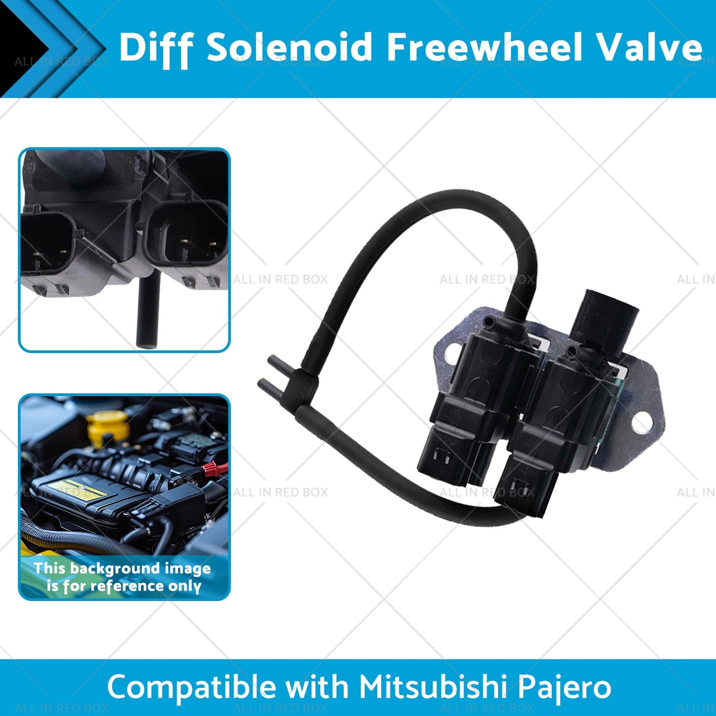 Front Diff Solenoid Freewheel Valve Suitable for Mitsubishi Pajero NW NX 07-17-1