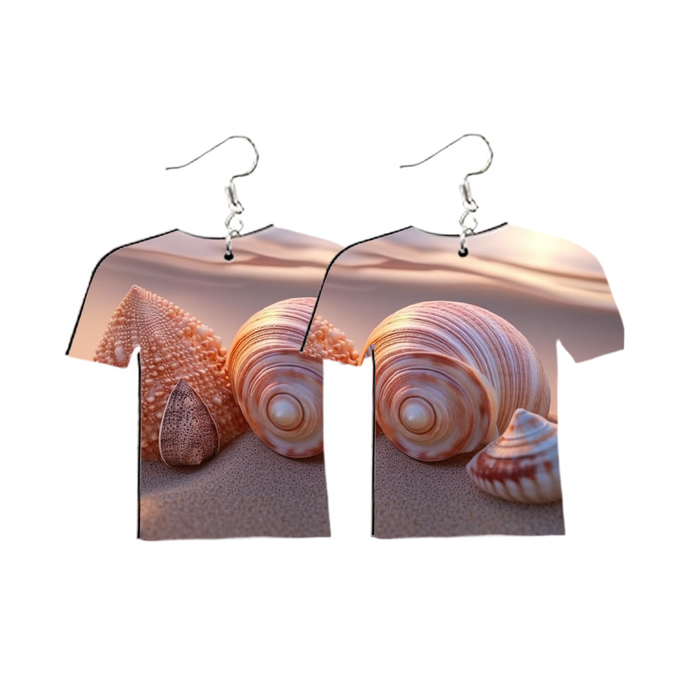 Blank Wood MDF Earrings 48x Double-Sided DIY Football Shirt Jewelry Suitable For DIY Crafting-2