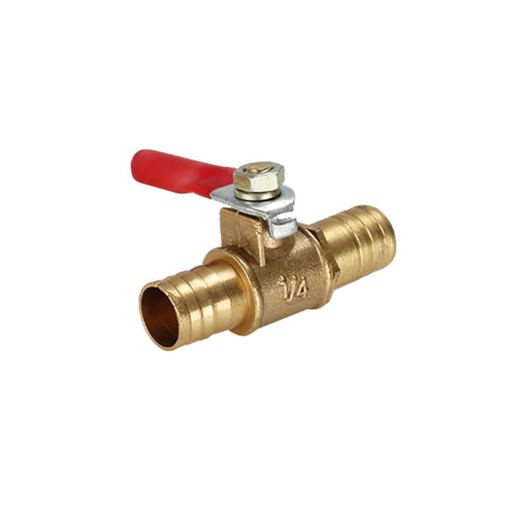 In-Line Fuel Tap Brass 8mm 5/16" Suitable For Motorcycle / Tractor / Quad / Lawn Mower Pump-2