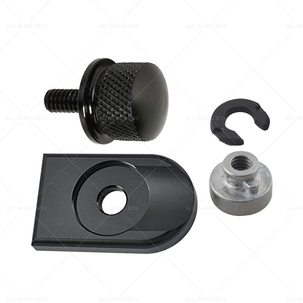 Seat Bolt Tab Screw Mount Nut Cover Kit Suitable for Harley Davidson 1996-2020-2