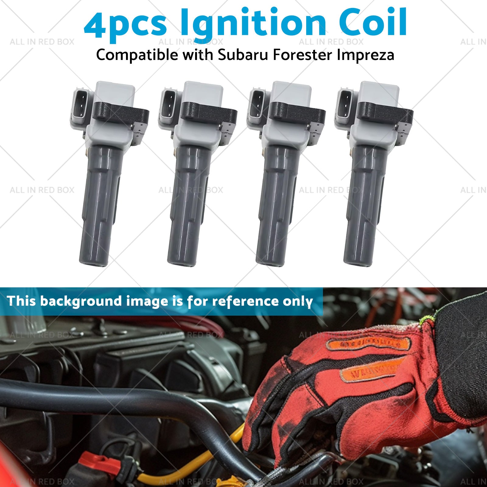 4x 22433-AA421 Ignition Coil Pack Suitable For Subaru Forester Impreza WRX EJ205-4