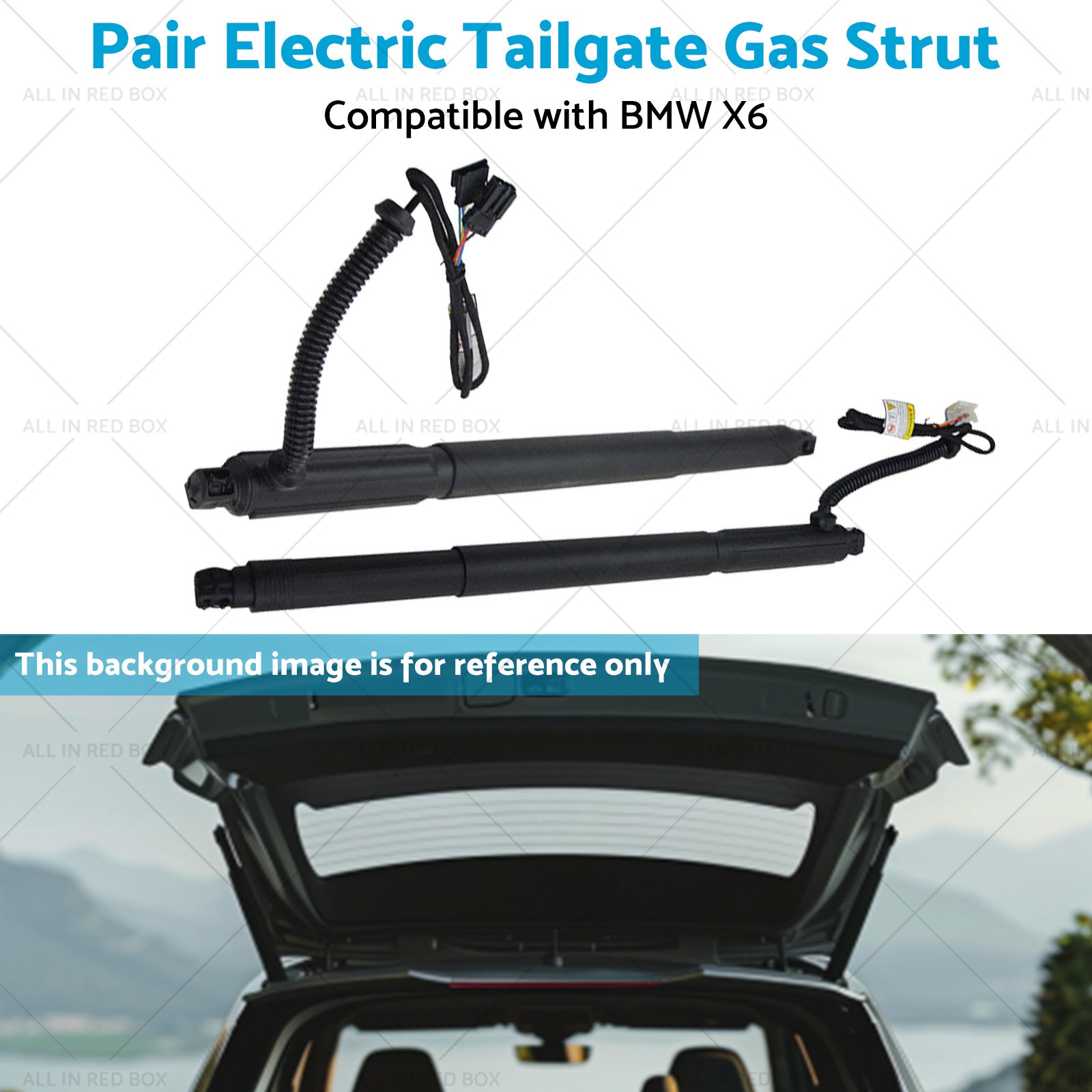 LR Spindle Drive Gas Struts w or  Automatic Opener Tailgate Suitable for BMW X6-4