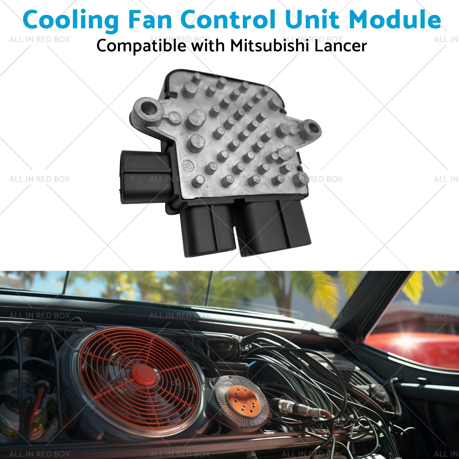 Cooling Fan Control Unit Module Suitable for Mitsubishi Lancer 02-06 1. 8 2. 0 2. 4-4