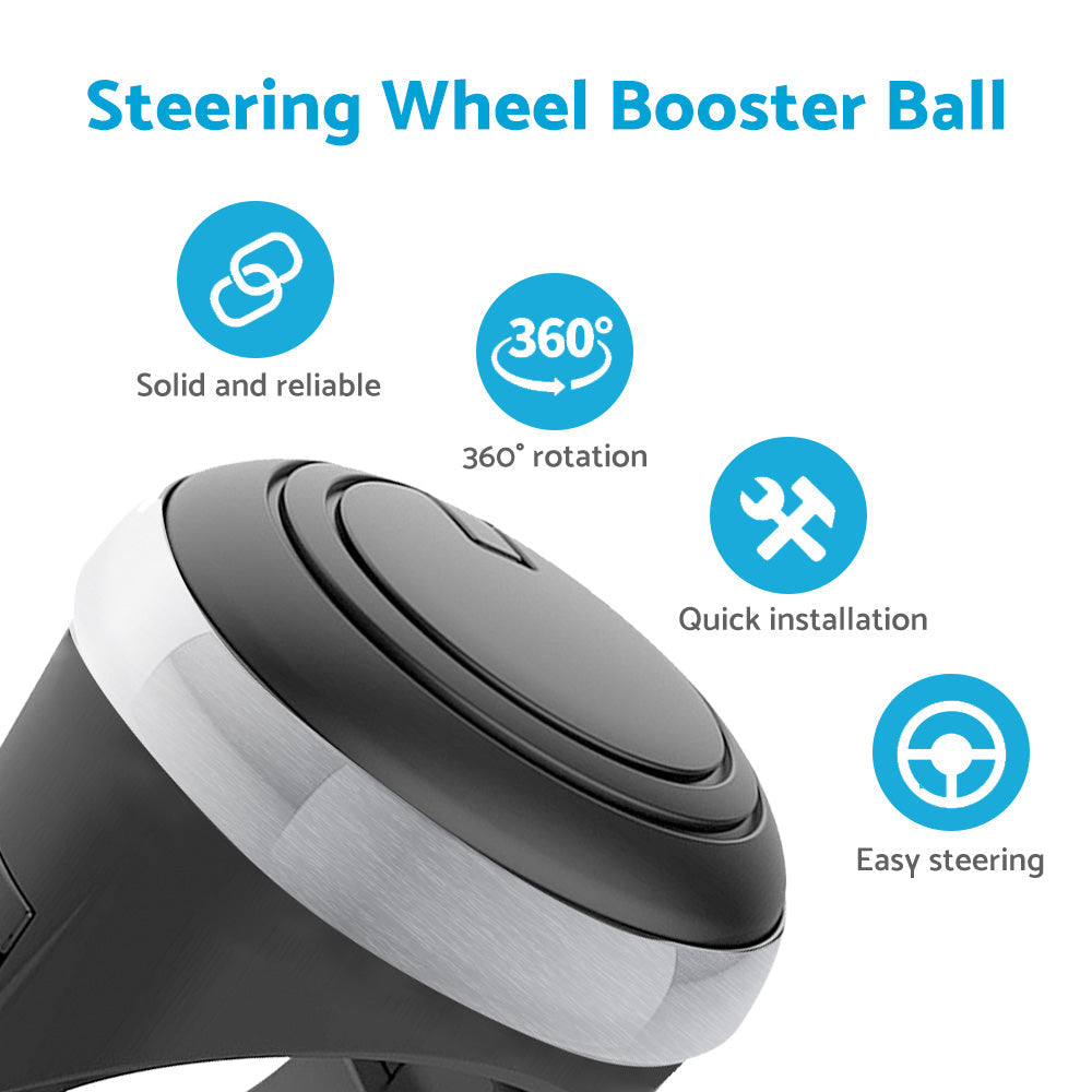 Steering Wheel Spinner Knob Suitable For Car & Truck – Booster Ball Handle Aid-4