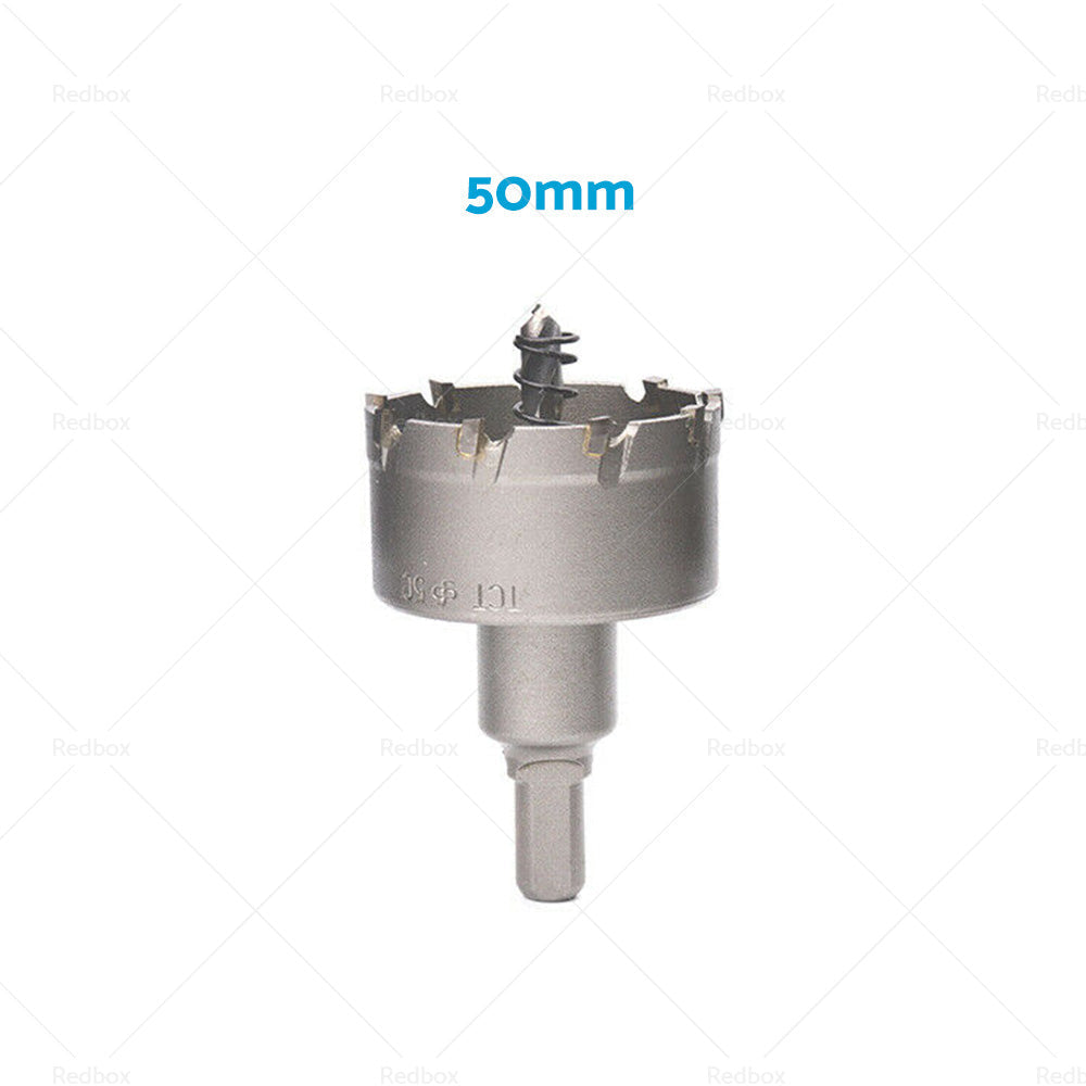 TCT Carbide Tip Hole Saw Carbide Metal Drill Bit Stainless Steel Cutter 16-53mm-13
