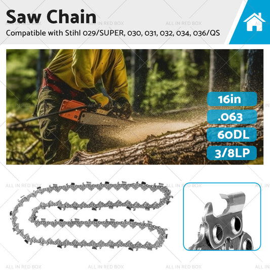 Tungsten Chainsaw Chain Semi Chisel 3 8. 063 60 DL Suitable for STIHL 16inch-0