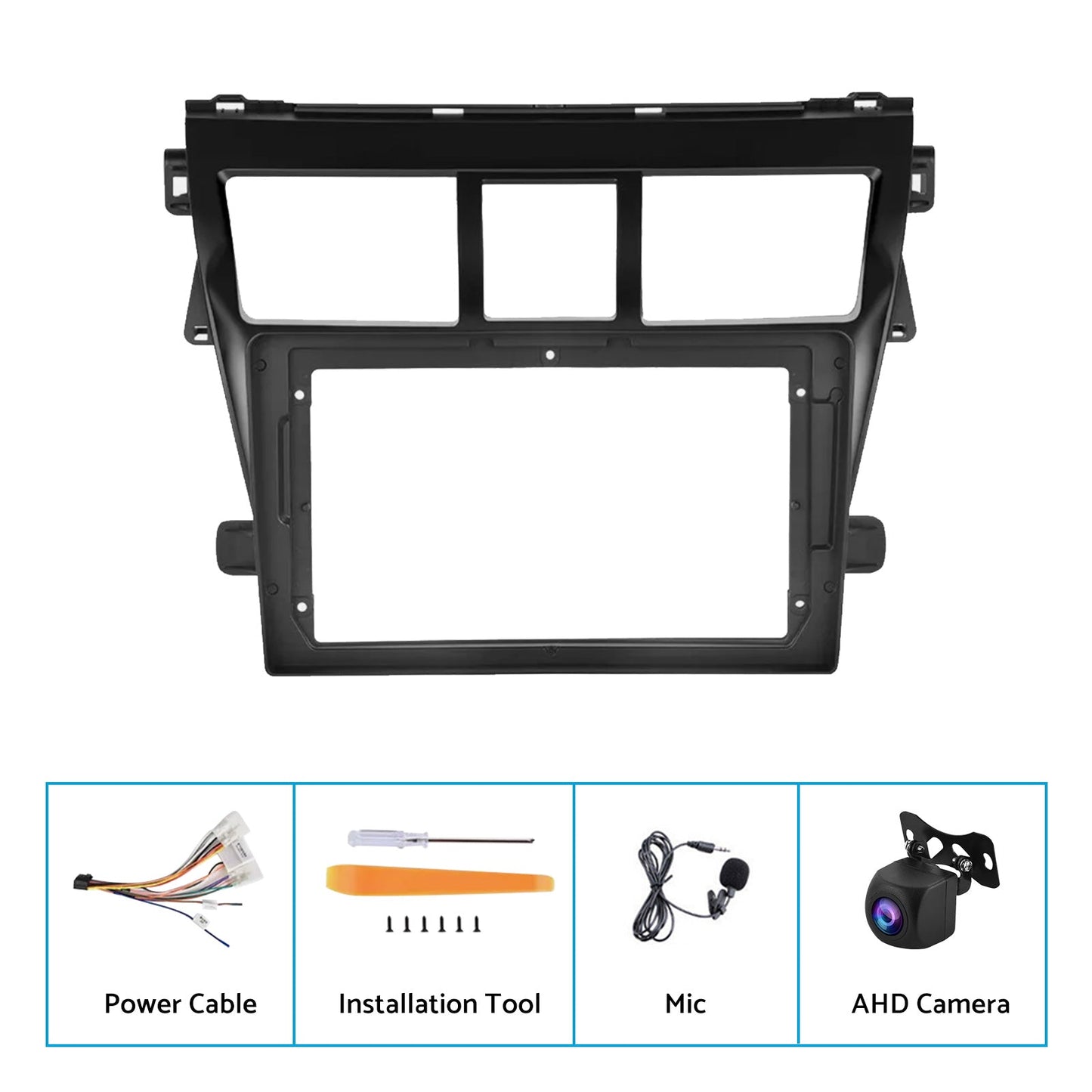 Android 13 Car Radio Wifi Stereo CarPlay Suitable for Toyota VIOS Yaris 07-12-3