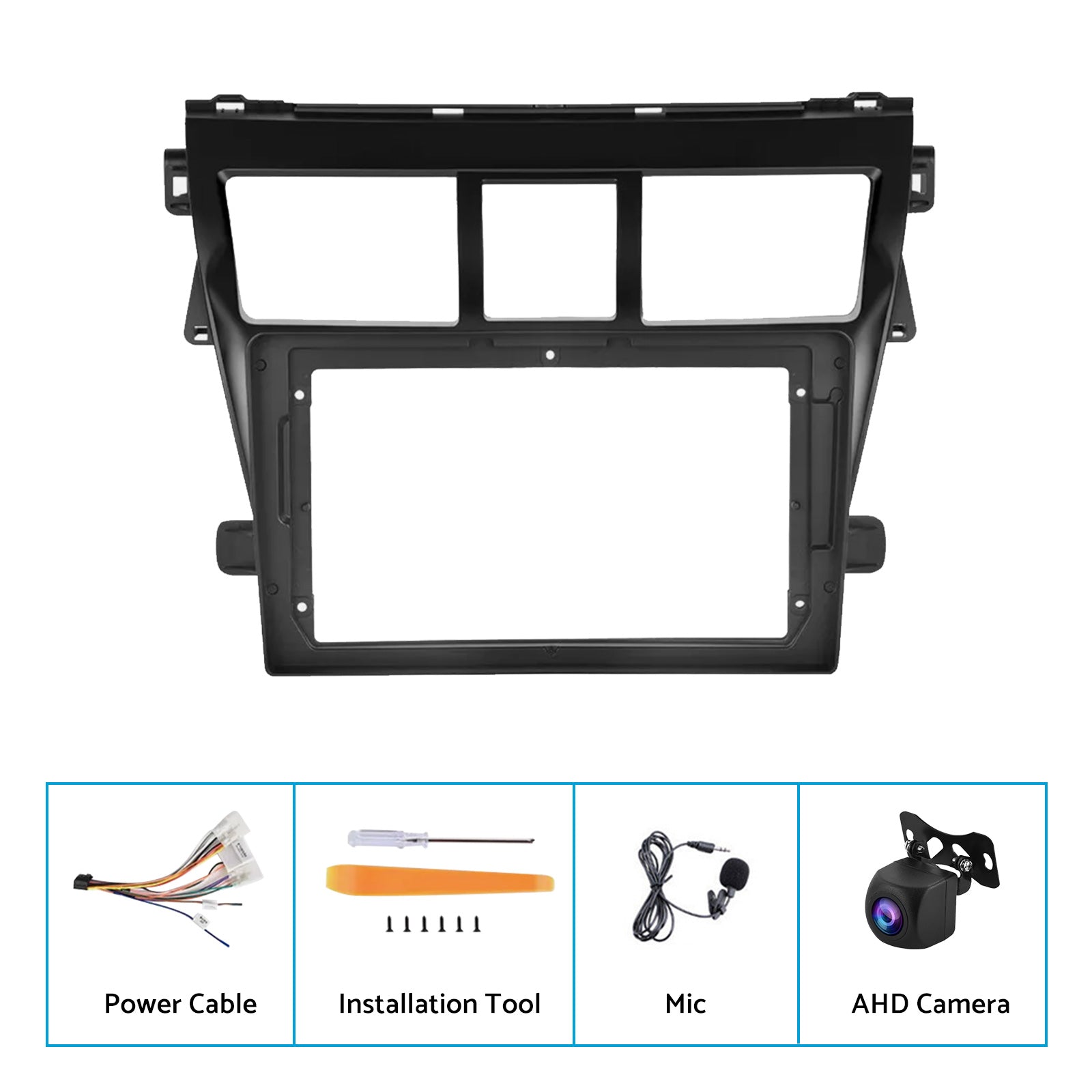 Android 13 Car Radio Wifi Stereo CarPlay Suitable for Toyota VIOS Yaris 07-12-3