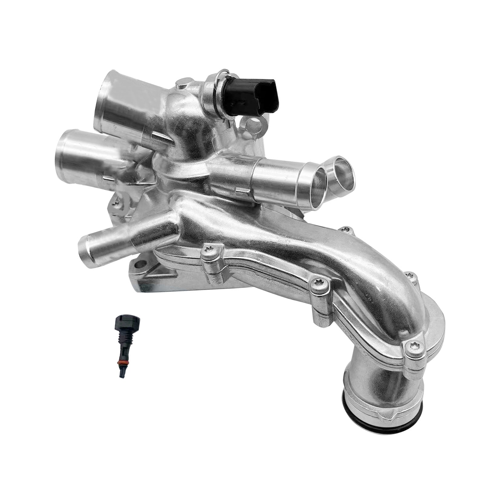 Aluminum Thermostat Housing Assembly Upgrade Suitable For Mini Cooper 2007-2013-3