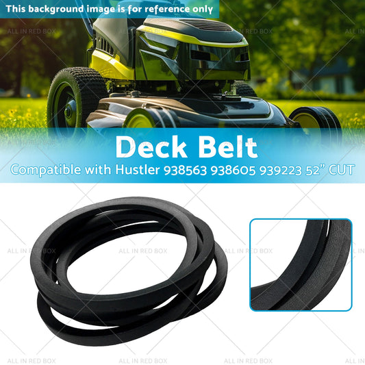 Deck Belt Suitable for Hustler 939223 938563 938605 52 inch  CUT 607162 938563-1