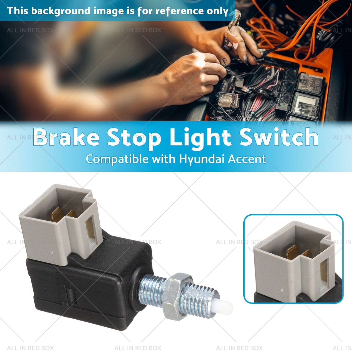 Brake Stop Light Switch Suitable for 98-21 Hyundai Accent Santa Fe Kia Soul 2. 0L-2