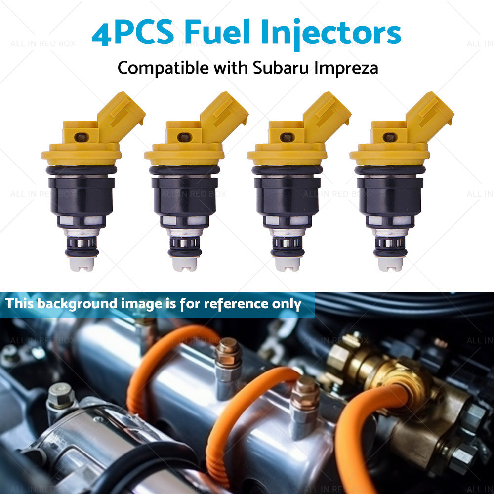 4PCS Fuel Injectors 16600-AA170 Suitable For Subaru Impreza WRX STI 2. 5 05-11-4