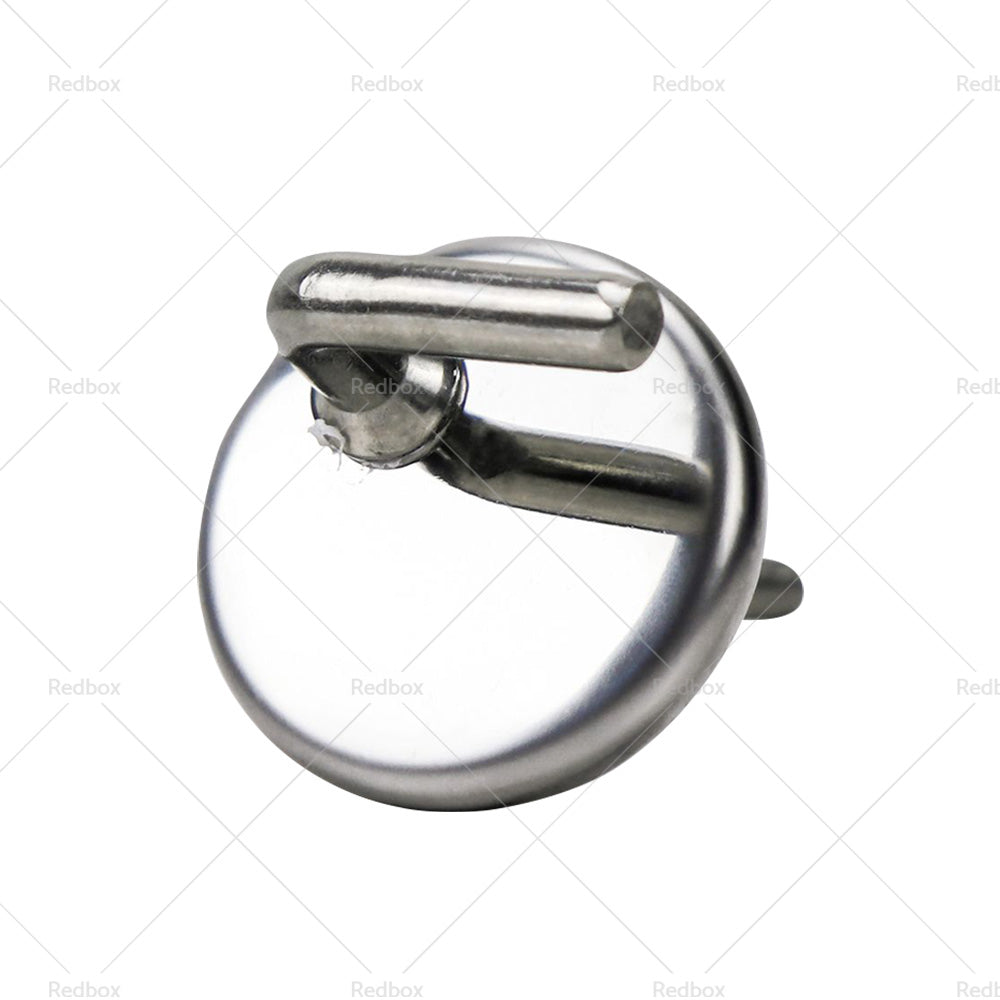 2PCS Toilet Seat Fix Fitting Stainless Back To Wall Replace Quick Release Hinges-4