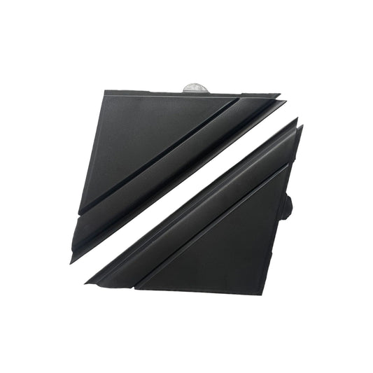 Matte Black Rear Mirror Triangle Trim Plate Suitable For Fiat 500 2012-2019-1