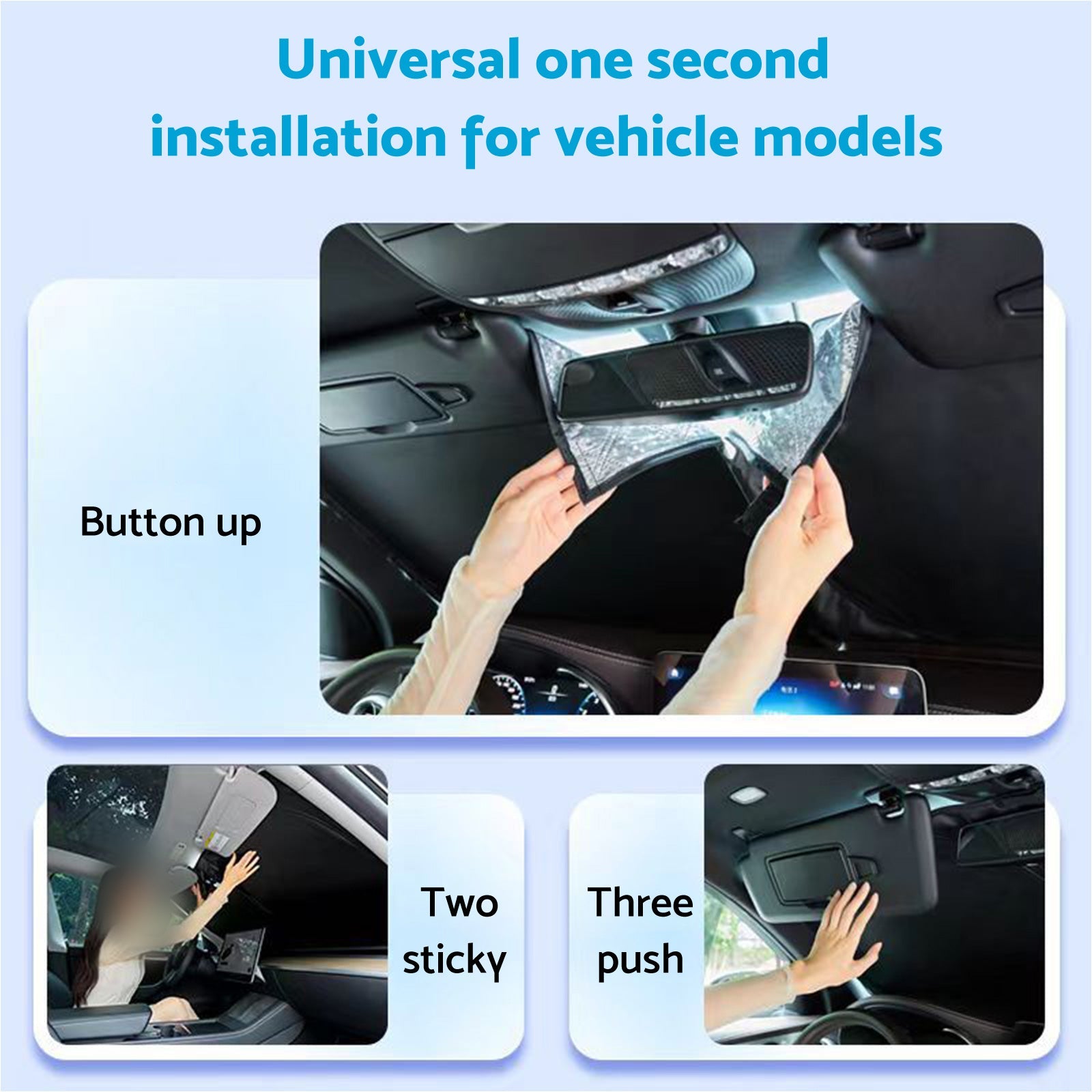 6 Layer WindScreen Sun Shade Suitable For Mazda BT-50 2020-2025 UV Protection-4