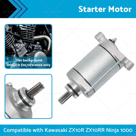Engine Starter Motor 9Teeth Suitable For Kawasaki ZX10R ZX10RR Ninja 1000 11-21-1