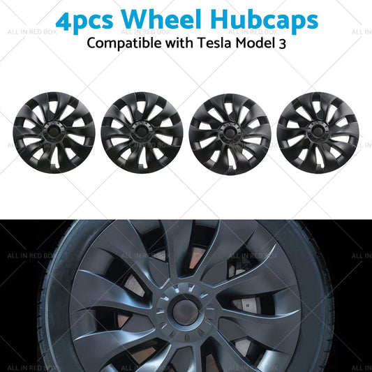 Suitable For Tesla Model 3 Wheel Cover Caps 18 Inch Rim Hubcap Hub Cap Set of 4-1