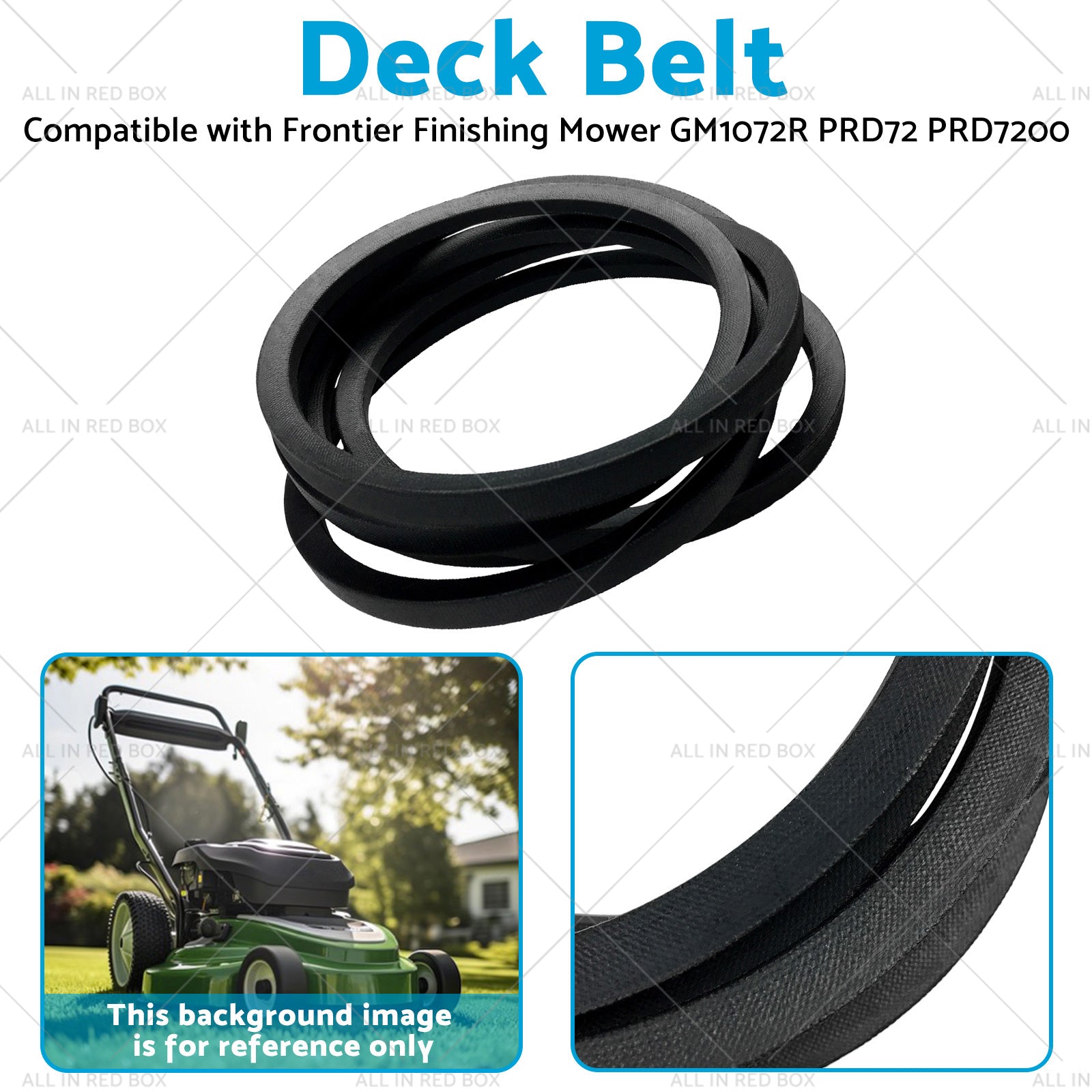 Drive Belt Suitable for Woods Frontier Finishing Mower GM1072R PRD72 PRD7200 72 inch-2