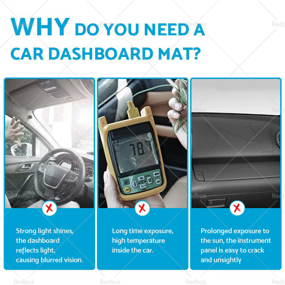 Dash Mat Anti-Slip Dashboard Cover Pad Carpet Suitable For BYD ATTO 3 ATTO3-2
