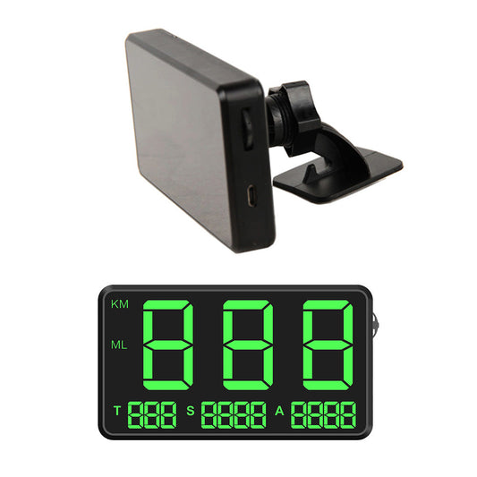 GPS Head Up Display Speedometer Odometer Digital Speed MPH with Over Speeding Alarm-0
