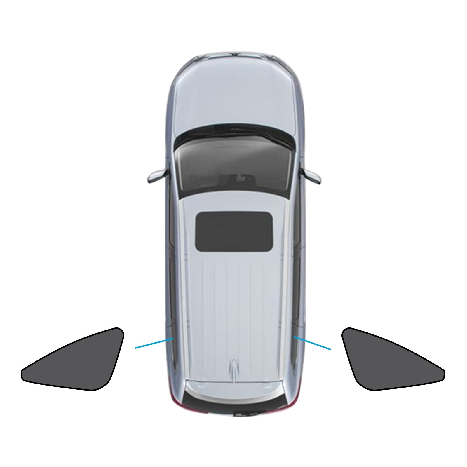 Car Window Magnetic Mesh Sun Blind Shades Suitable for Lexus NX Series 2022-2024-3