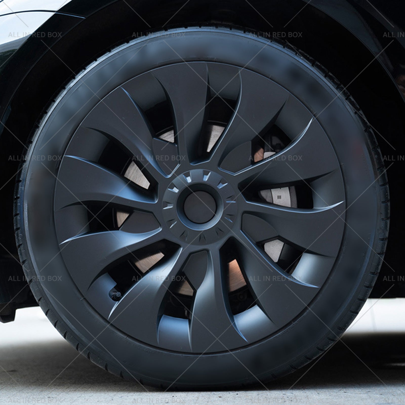 Suitable For Tesla Model 3 Wheel Cover Caps 18 Inch Rim Hubcap Hub Cap Set of 4-4