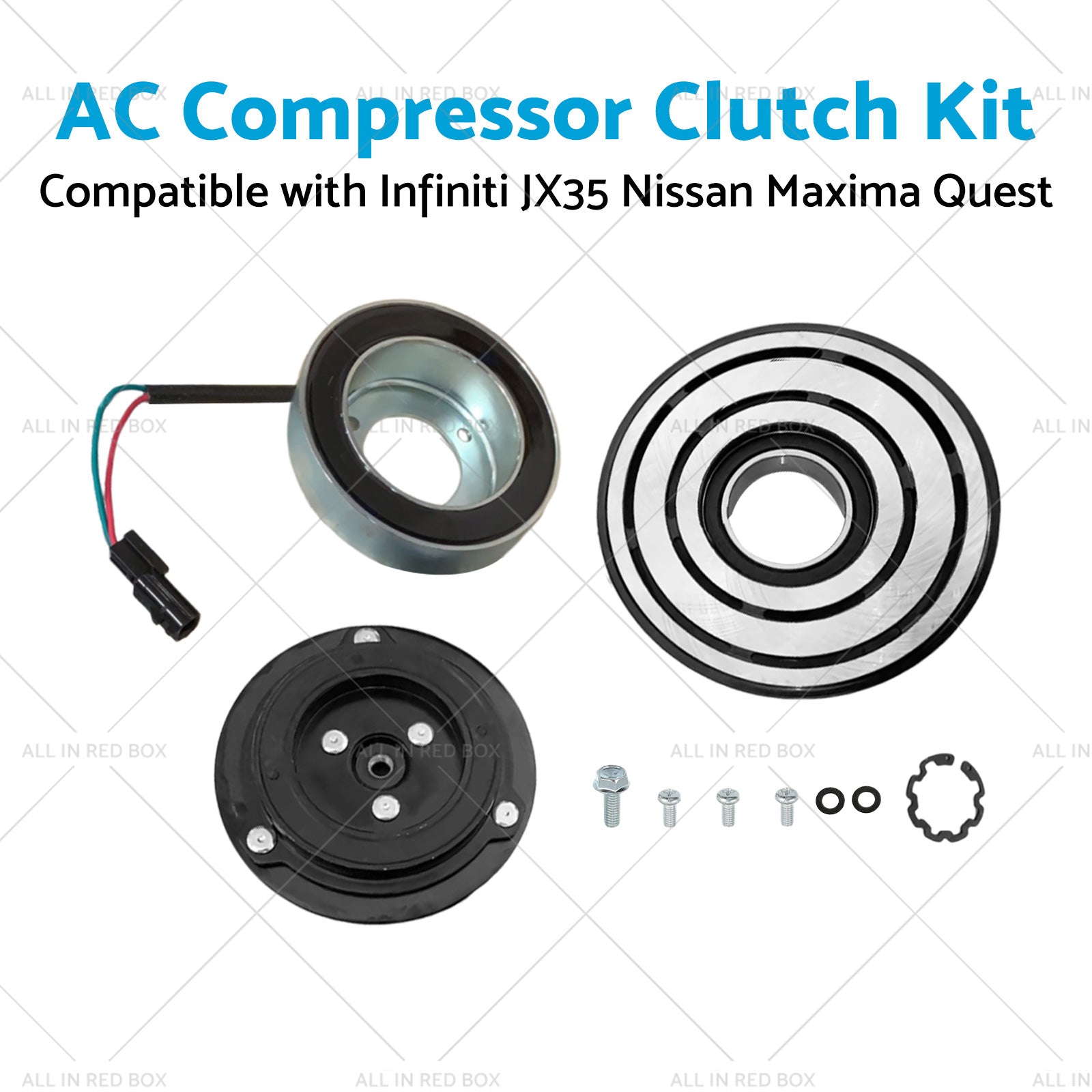 AC Compressor Clutch Kit Suitable For Infiniti JX35 Nissan Maxima 2009-2014 3. 5L-1