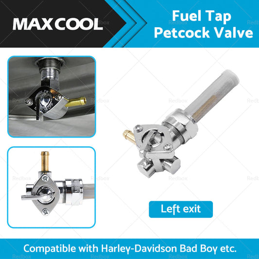 22mm Fuel Tap Petcock Valve Left Outlet Suitable For Bad Boy Blackline-1