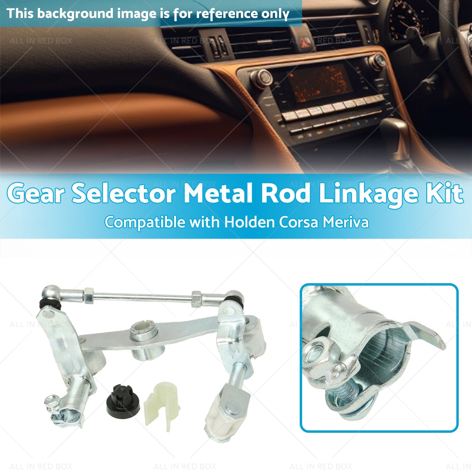 Gear Selector Metal Rod Linkage Kit Suitable For Holden Corsa C Combo Meriva-2
