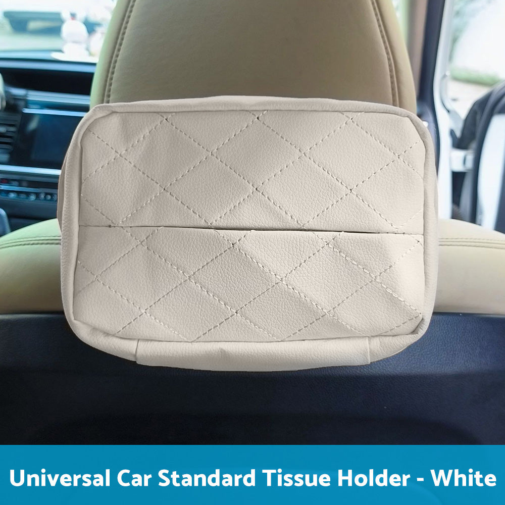 Car Tissue Holder 120 Tissues Box Cover Backseat Extra Large Tissue Organization-2