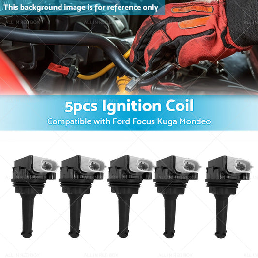 5PCS Ignition Coil Suitable For Ford Focus ST XR5 RS Mondeo XR5 Kuga 2. 5L Turbo-1