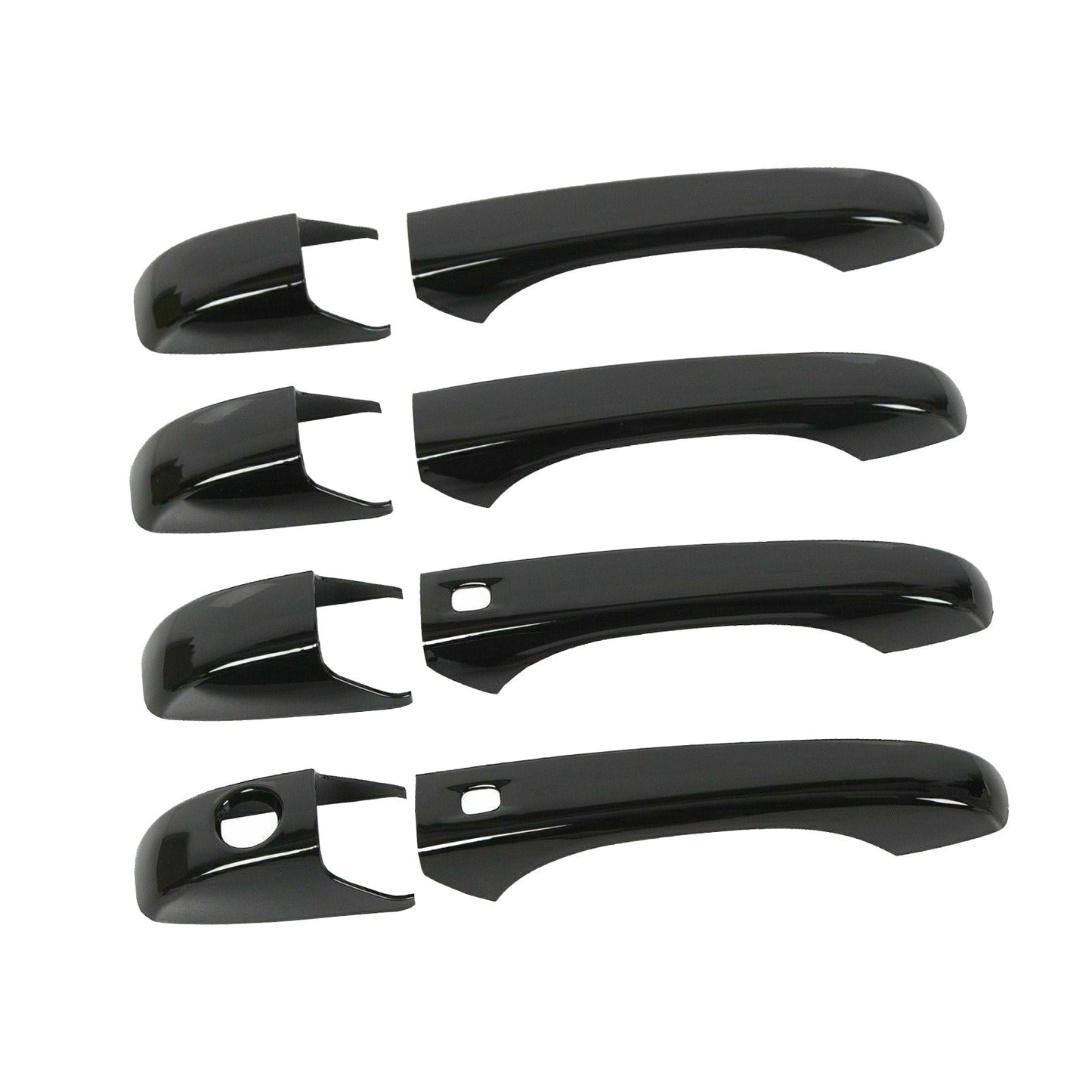 8x Exterior Door Handle Covers Trim Suitable For Jeep Grand Cherokee / Chrysler-0