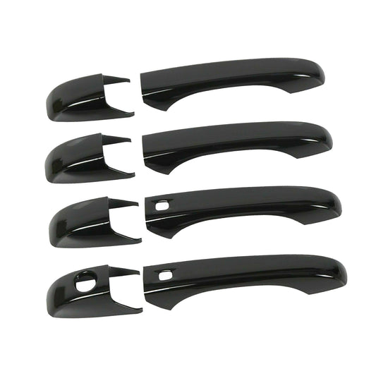 8x Exterior Door Handle Covers Trim Suitable For Jeep Grand Cherokee / Chrysler-0